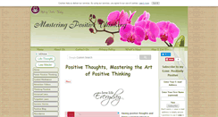 Desktop Screenshot of mastering-positive-thinking.com